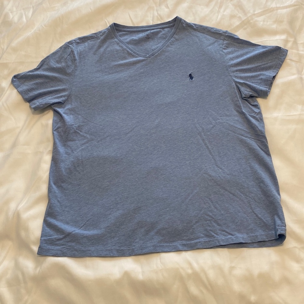 Men’s XL Polo by Ralph Lauren Short Sleeve V-Neck in Blue